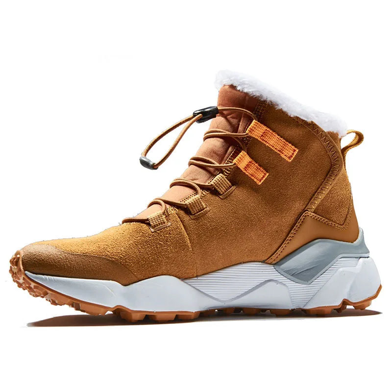 RAX Snow Boots Men Outdoor Sports Sneakers for Men Women Hiking Boots Waterproof Plush Lining Trekking Boots Anti-slip Toursim