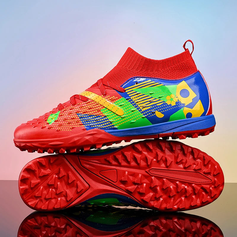 Football Boots Men Professional Soccer Shoes Sneaker Field Long Spikes Outdoor Competition Non Slip Comfortable Training Shoes