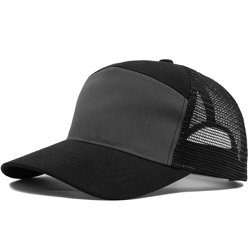 Summer 7 Panel Baseball Cap Fashion Hip Hop Mesh Caps Men Truckers Hat Visor Hardtop Snapback Women Unisex Cool New Brand
