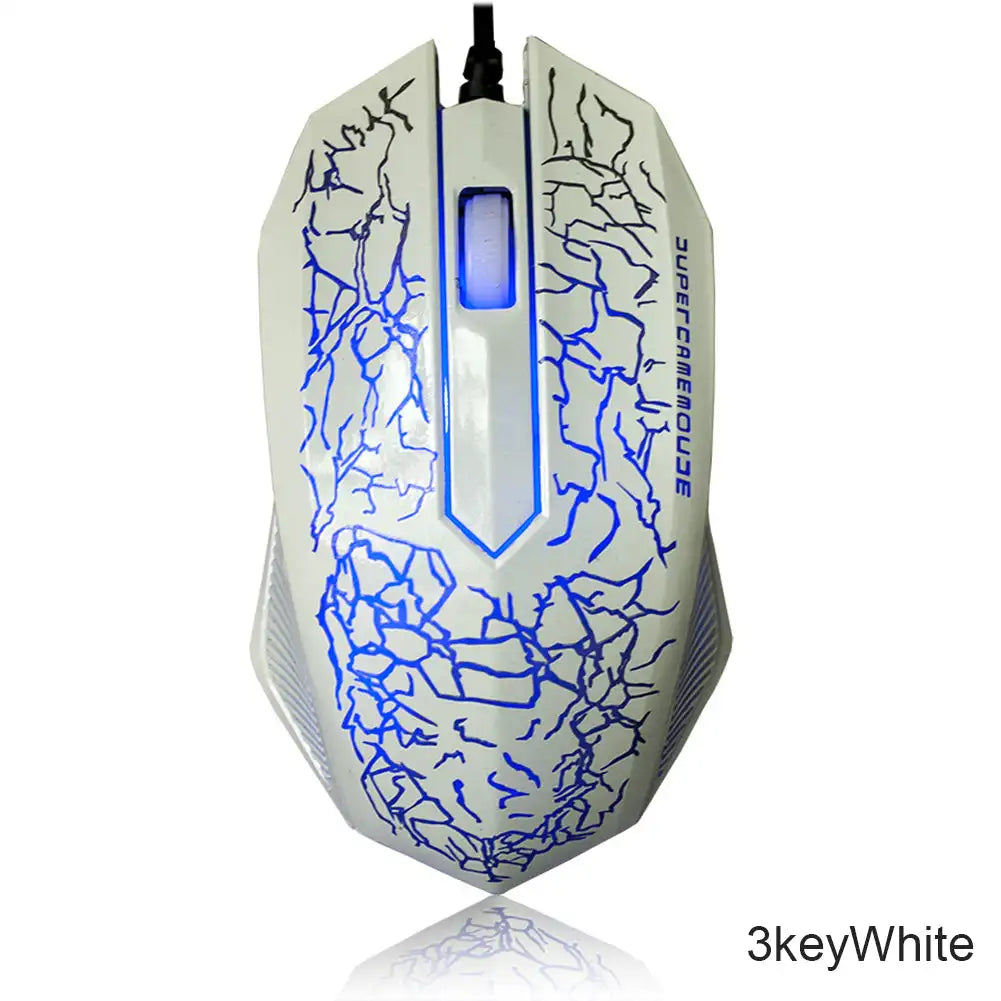 USB Wired Gaming Mouse RGB LED 2400 DPI Professional Gaming Mouse, Ergonomic USB Wired Gaming Mouse for PC, Laptop, Dota 2 & LOL