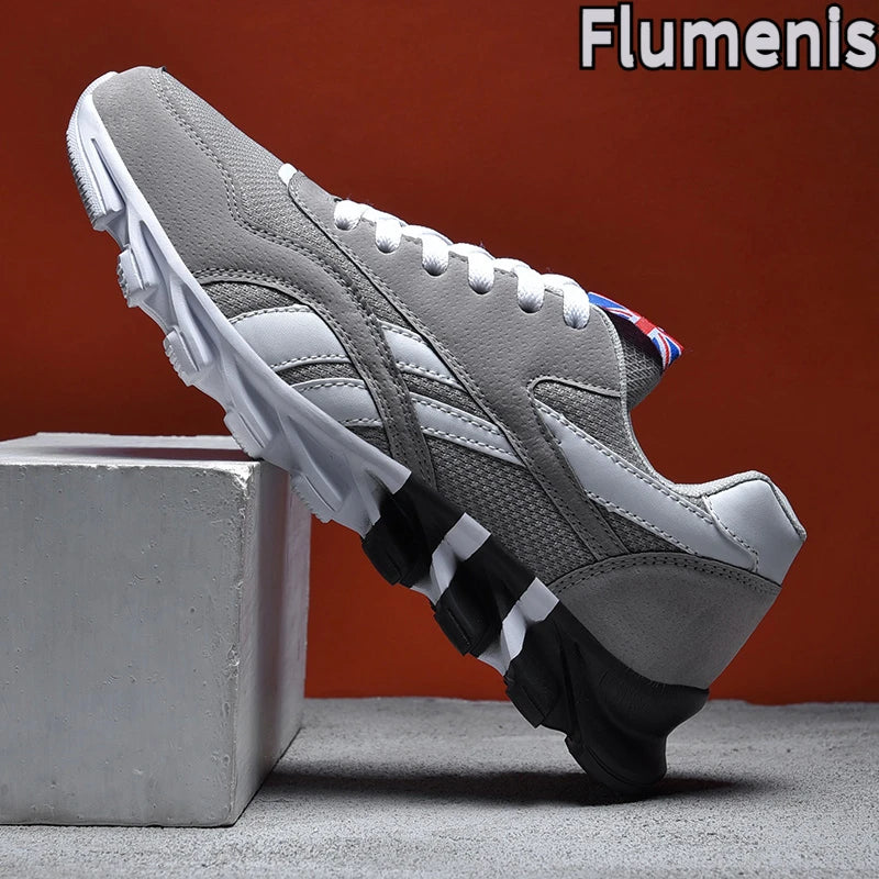 2026 new men's and women's running shoes breathable casual sneakers anti-slip vibration comfortable walking shoes 38-46