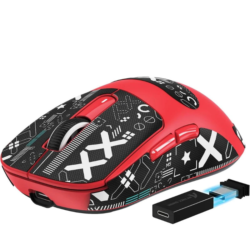 Attack Shark X3Pro bezdrôtová Bluetooth herná myš PixArt PAW3395 26000dpi optická myš s trojrežimovým pripojením a makrami