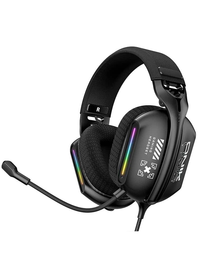 ONIKUMA Noise Cancelling Headphone Wired Game Headset Music Earphones 3.5MM Suitable For Computer Laptop With Microphone X12
