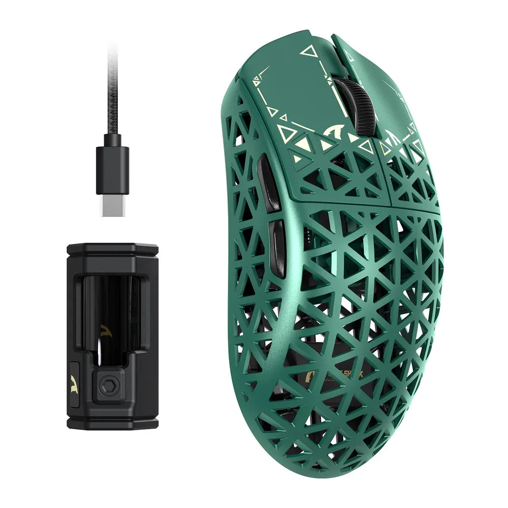ATTACK SHARK R5 Ultra Carbon Fiber Wireless 8K Gaming Mouse 39g SUPERLIGHT, PixArt PAW3950MAX Gaming Sensor, 8000Hz Wireless Poll
