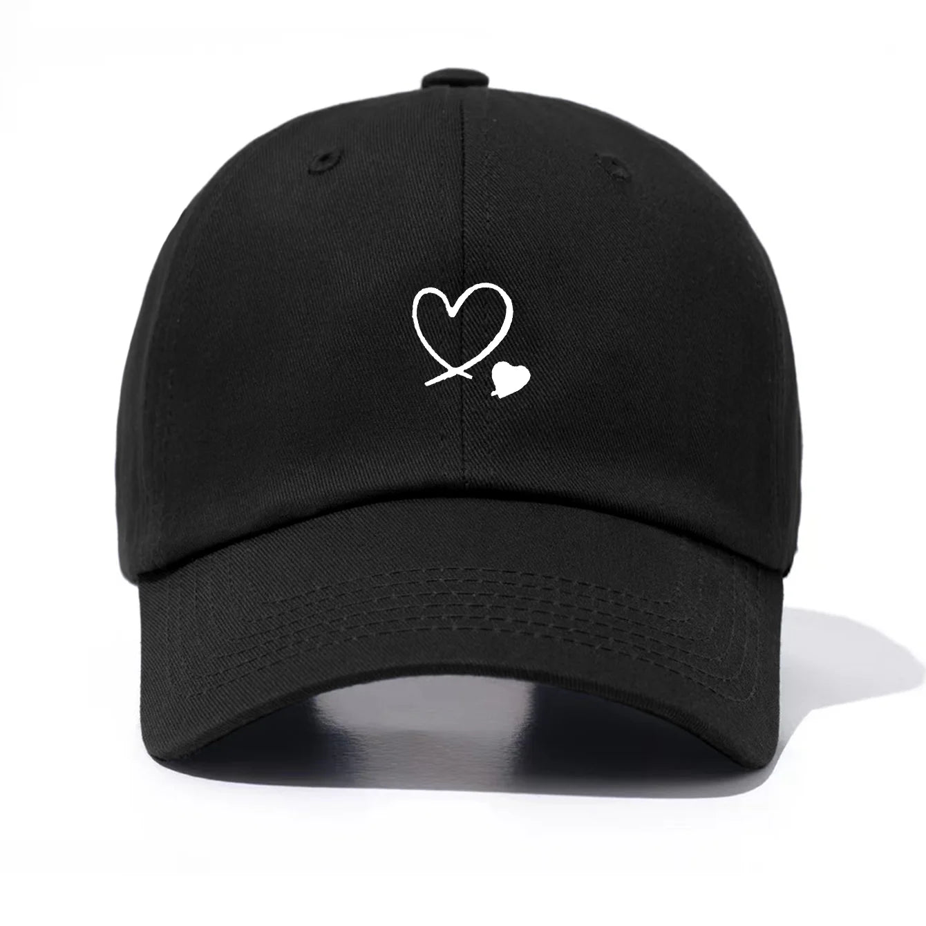 1 Piece Hearts Print Baseball Cap For Men & Women, Classic Casual Stylish, Perfect Gift For Families And Friends