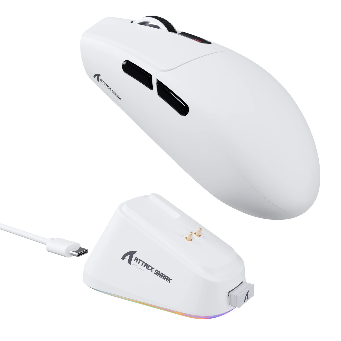 ATTACK SHARK G3PRO Tri-Mode Wireless Gaming Mouse with Charging Dock, 25000 DPI Ultra Lightweight Gaming Mouse, PAW3311 Sensor, Bluetooth & 2.4GHz
