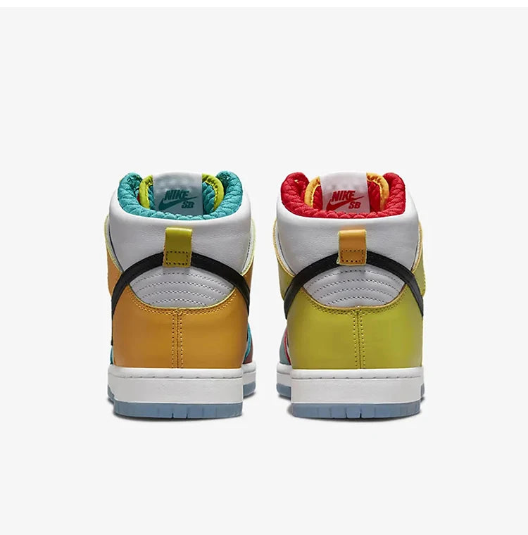Nike Authentic Unisex Contrast Anti-Slip High-Top Skate Shoes DH7778-100