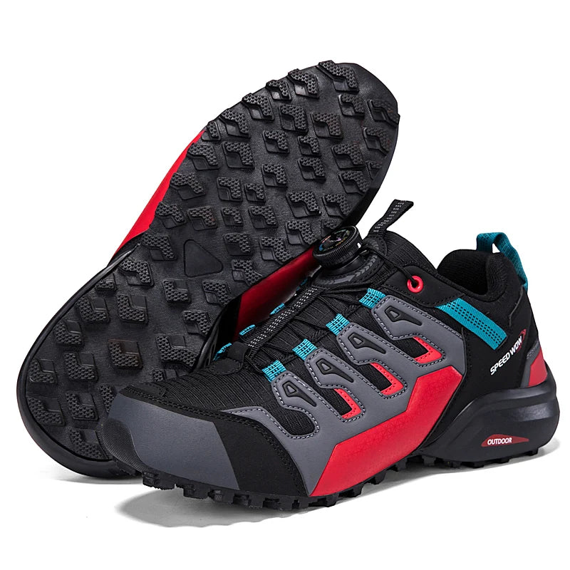 Lightweight Anti-slip Hiking Shoes Magnetic Closure Outdoor Adventure Sneakers