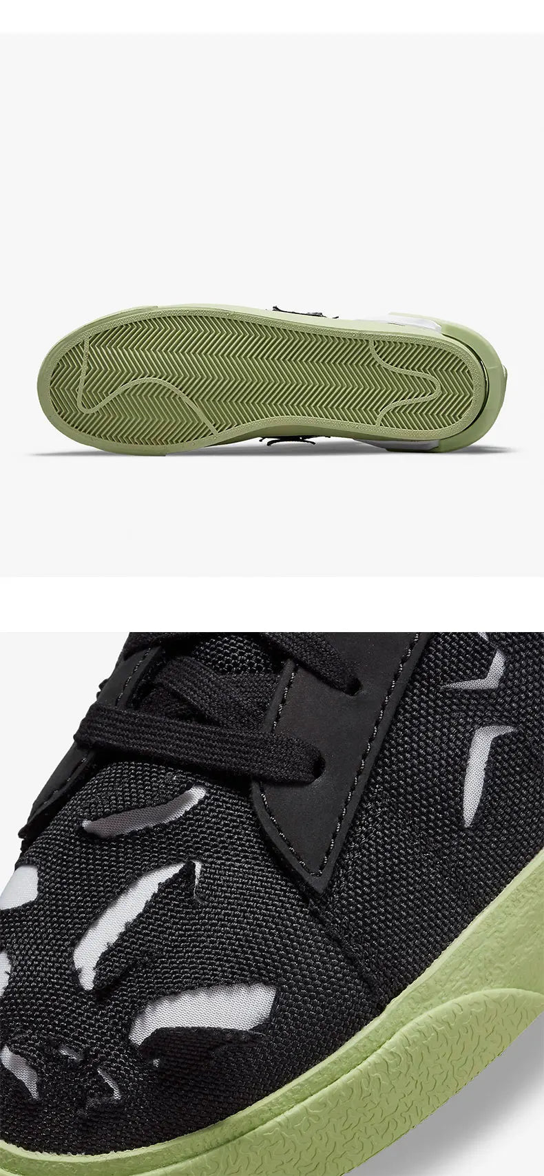 Nike Authentic Blazer Acronym Collaboration Unisex Skate Shoes DO9373-001