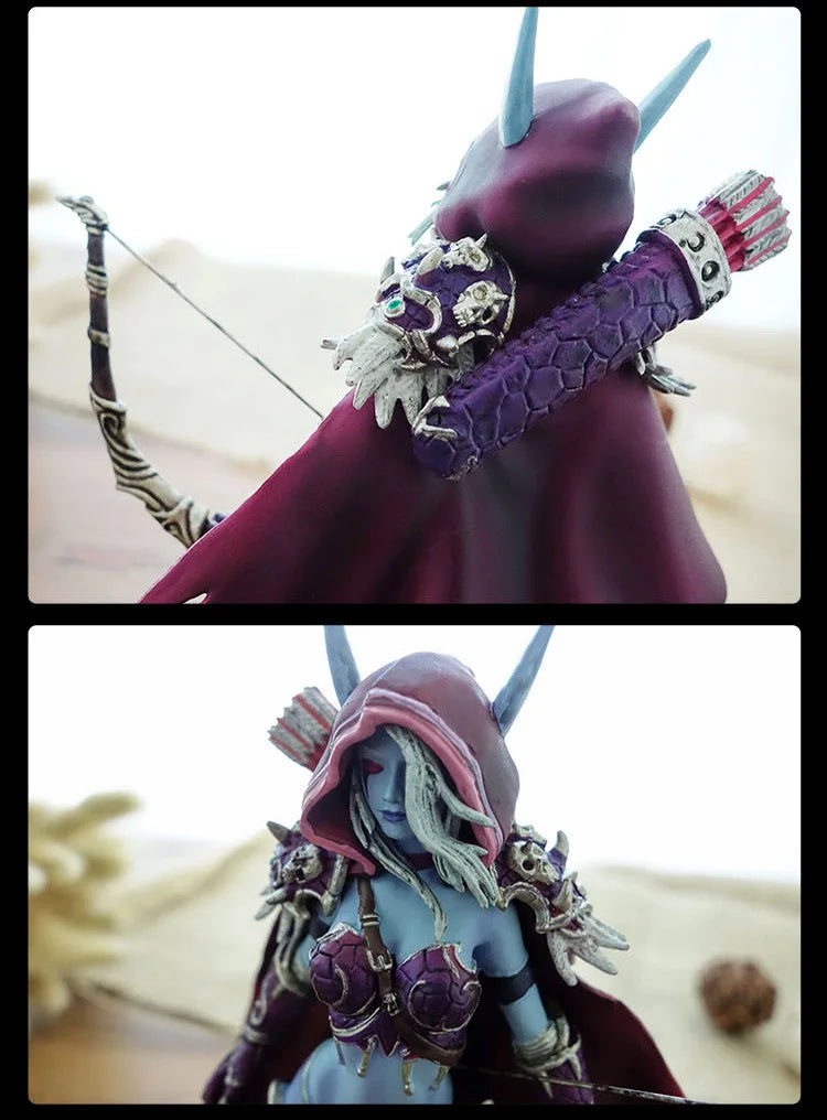 Sylvanas Windrunner World Of Warcraft Action Figures The Queen of the Undead Handmade Model Collection Ornaments Kid Gifts Toys