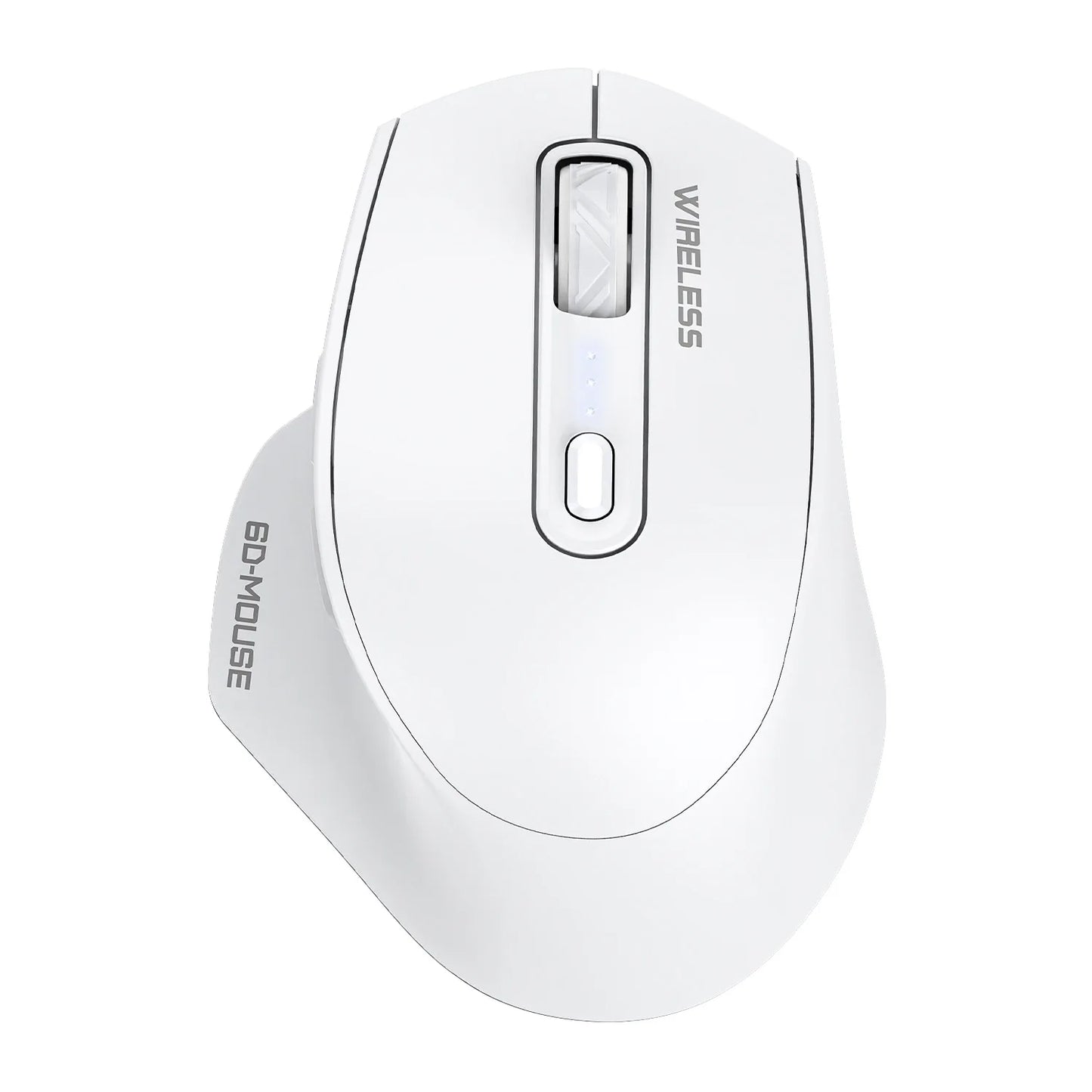Wireless Tri-Mode Gaming Mouse with Bluetooth & 2.4G Dual Receiver, Rechargeable Wireless Gaming Mouse with Battery Display for PC, Laptop & Office