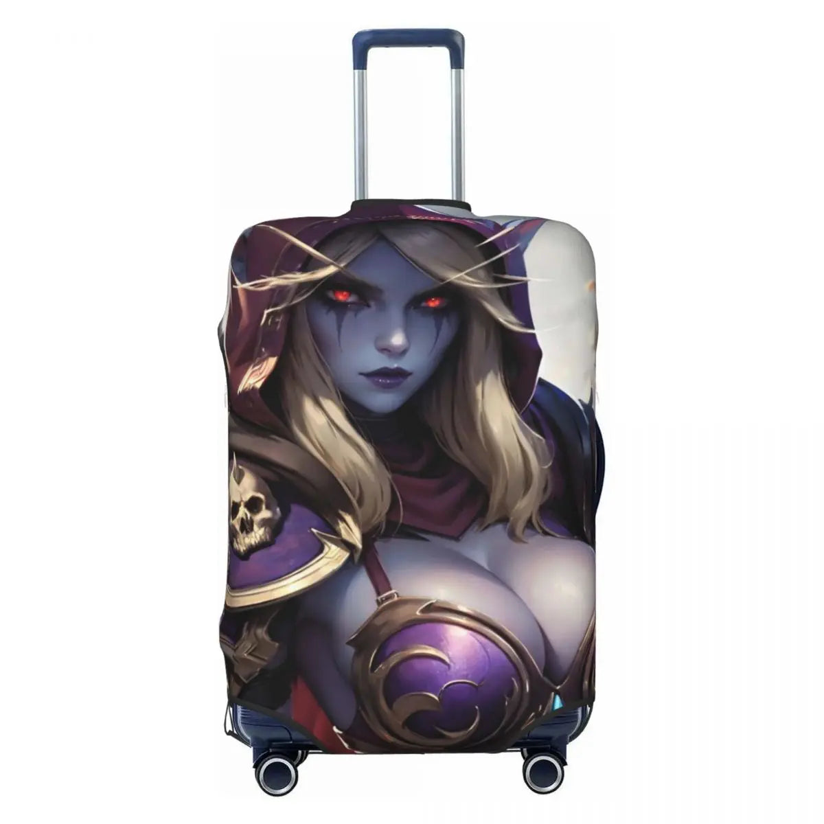 World Of Warcraft Sylvanas Windrunner Suitcase Cover Travel Holiday Fun Luggage Supplies Protection