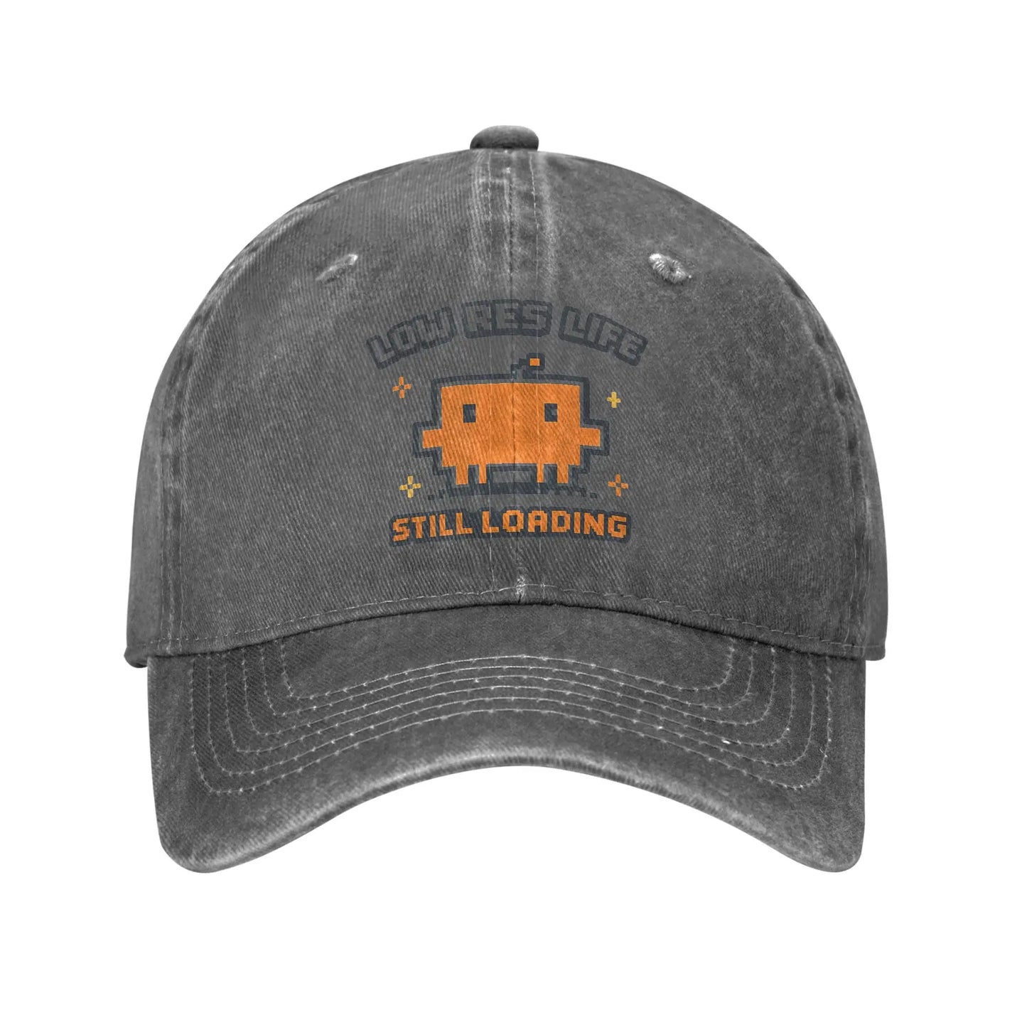 Code Developer Loading Gamer Baseball Cap Vintage Distressed Washed Funny Screen Sun Cap Outdoor Running Golf Adjustable Hat