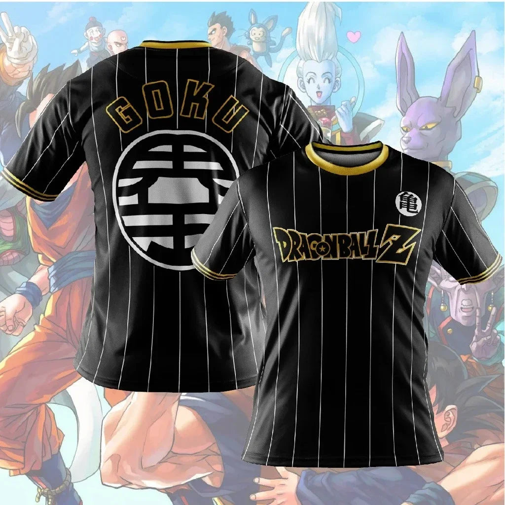 T Shirts Dragon Ball Z Children's Men Shirt Men's T-shirt Harajuku Style Trend Goku High Quality Clothing Anime Tops Streetwear