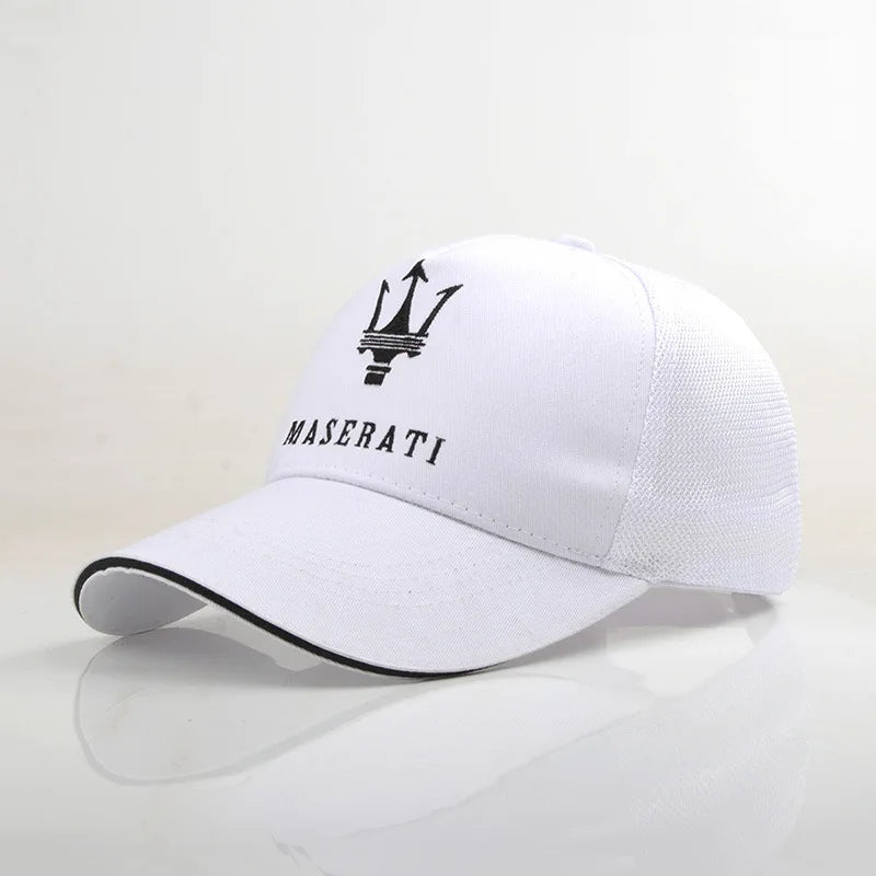 For Maserati Baseball Caps Men Women Embroidery Adjustable Hip Hop sun Hat Outdoor Sport Hiking Running Cotton Gift wheelcap