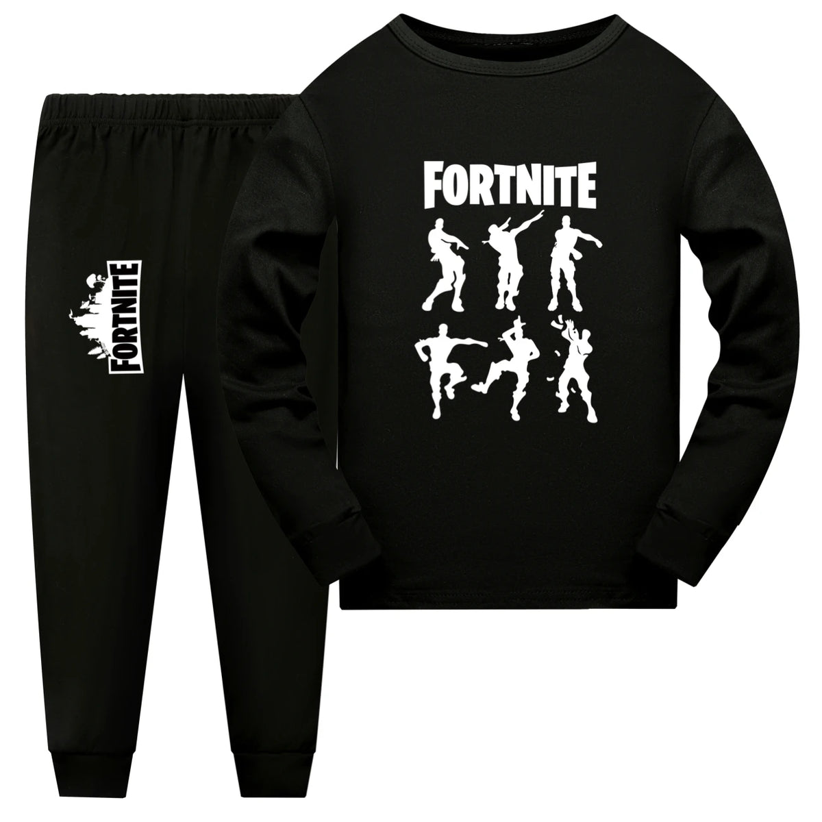 New Kids Fortnite Fall Pajama Sets Baby Girls Long Sleeve Tops Pants 2pcs Set Teen Boys Daily Sleepwear1006