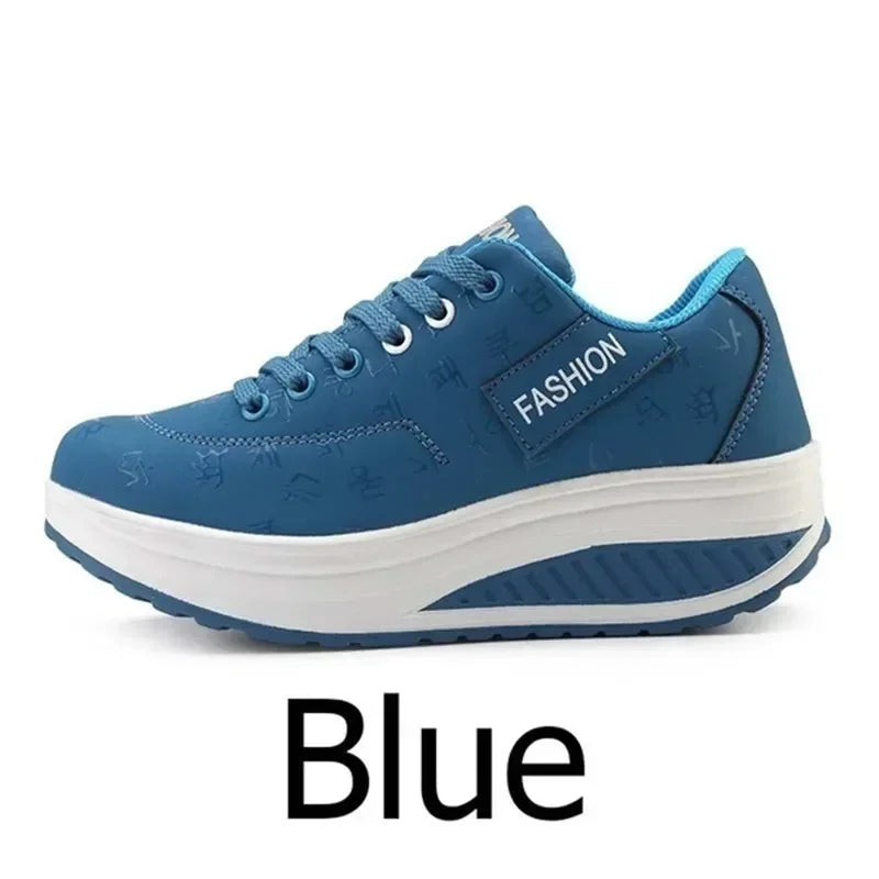 Ženske outdoor casual cipele s debelim potplatom, modna platforma, velika veličina 42, ravni potplat, sportske cipele za hodanje i trčanje