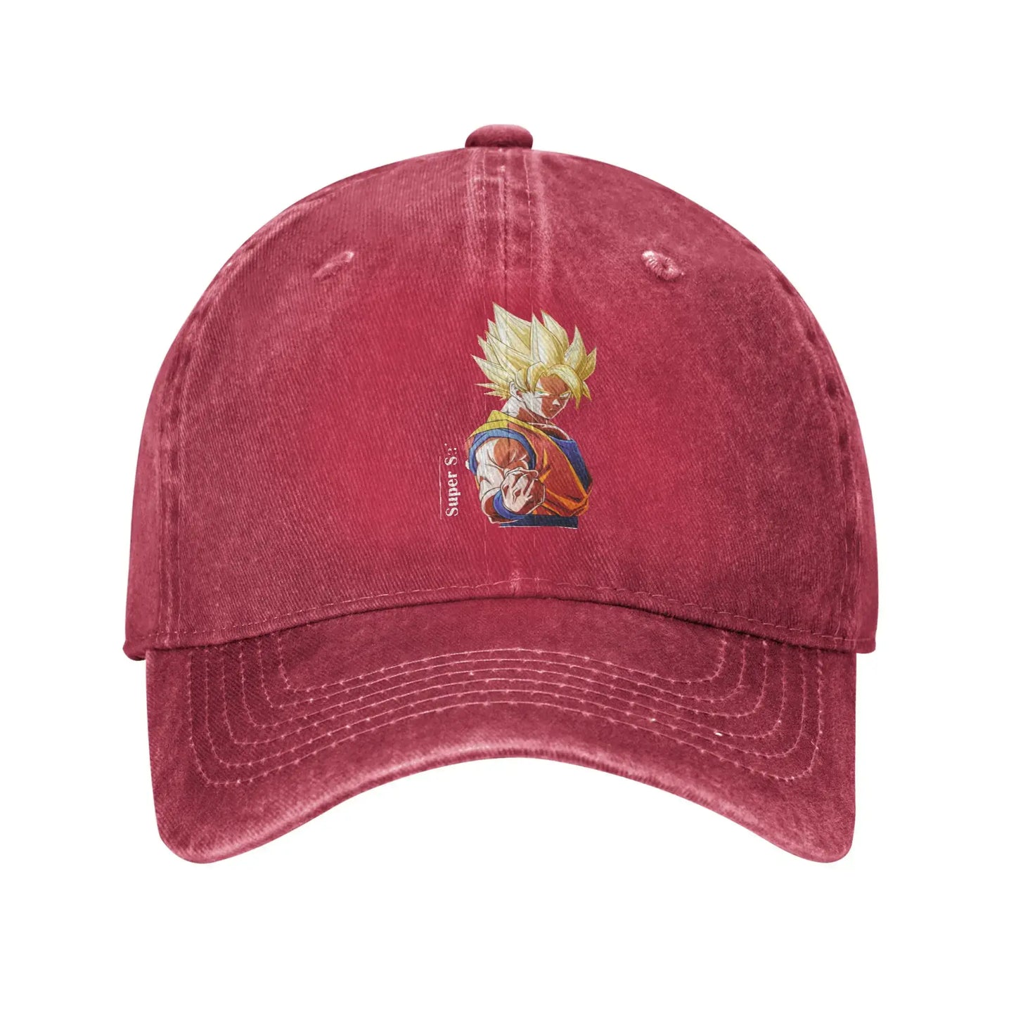 Dragon Ball Goku’s Saiyan Saga Baseball Cap Vintage Distressed Washed Snapback Cap Men Women Outdoor Running Golf Gift Hats Cap, Produit gaming premium Fraquane