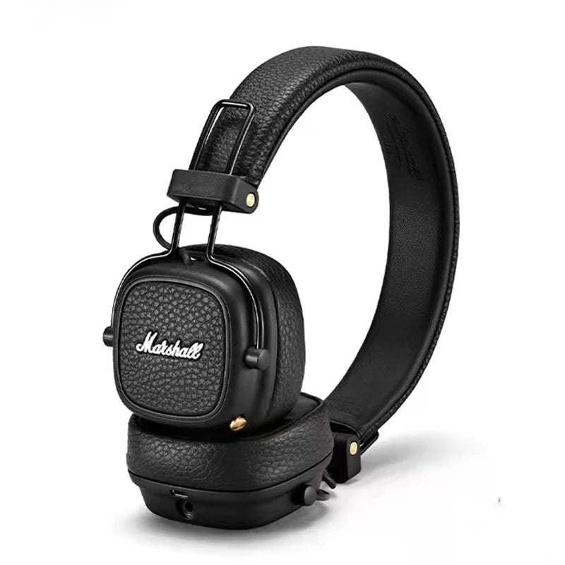 Marshall Major III Wireless Bluetooth Headphones with Deep Bass, Active Noise Cancelling, Foldable Over-Ear Wireless Headphones with Microphone