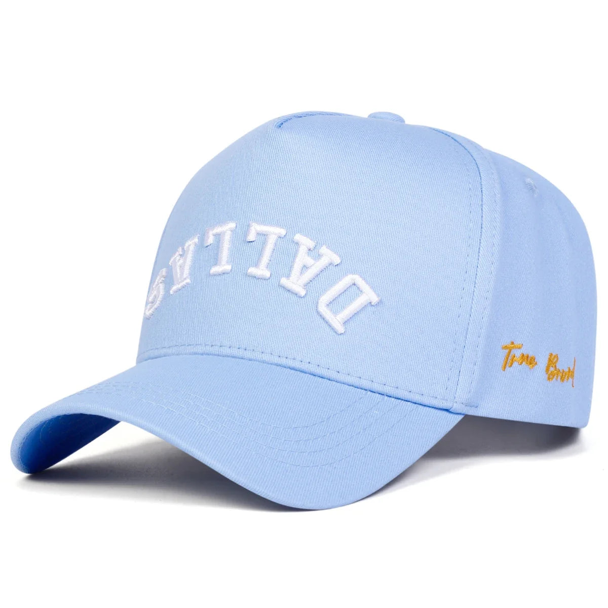 Unisex DALLAS Letter Embroidery Baseball Caps Adjustable Casual Hats Spring and Autumn Outdoor Sunscreen Hat