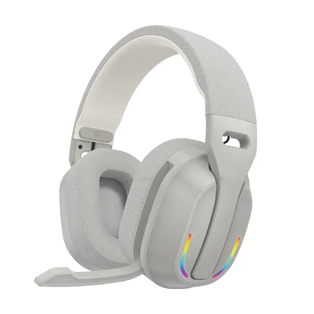 B500 RGB Wireless Gaming Headset Bluetooth 5.4 Noise Cancelling Headphones with Mic, 60H Playtime, HD Stereo Sound for PC, Mobile & Console Gaming