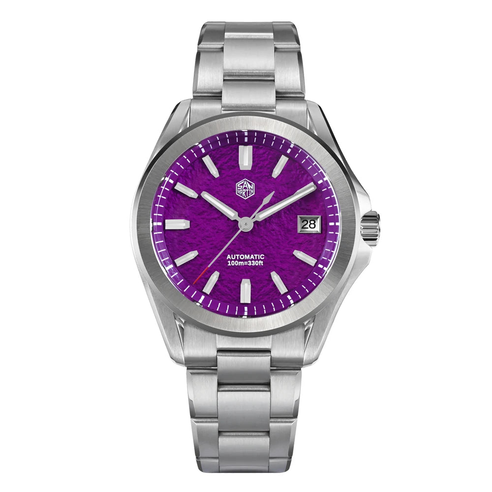 San Martin New Gada Fashion Sport Watch 39mm NH35 Automatic Mechanical Men Watches Dress Waterproof 100m Luminous SN0129