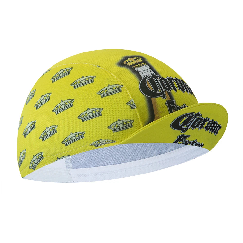 Fahrradkappe im Bier-Design – Outdoor-Sportmütze, Team-Bike-Cap, atmungsaktiv, sommerlicher Sonnenschutz, Unisex