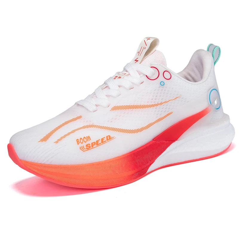 2025 Men's And Women's Professional Carbon Board Marathon Running Shoes Shock Absorption Ultra-light Stable Support Sports Shoes