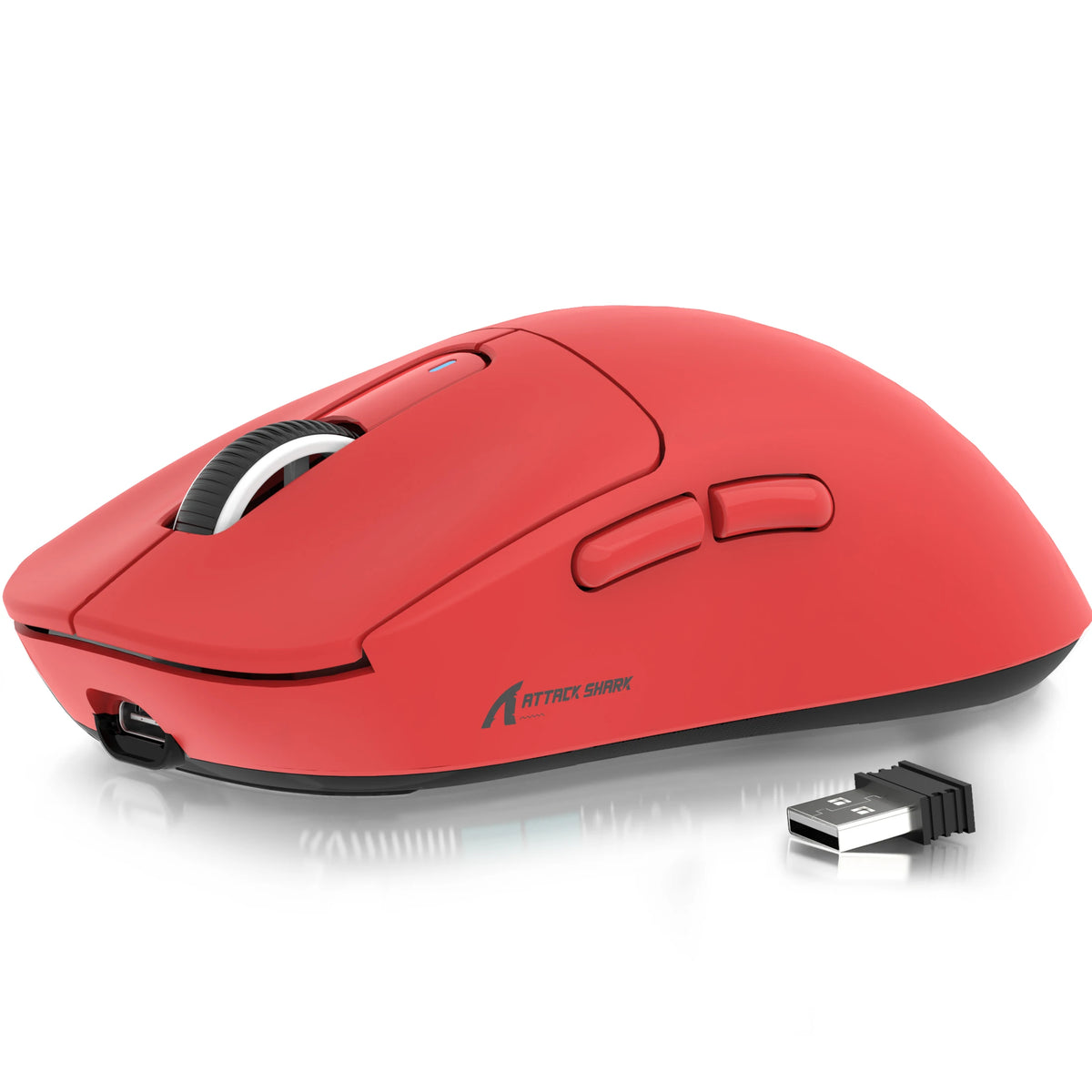 ATTACK SHARK X3 Wireless Gaming Mouse, PixArt PAW3395 Sensor, 26K DPI, 49g Ultralight, Tri-mode 2.4G/Bluetooth/Wired, for PC/MAC
