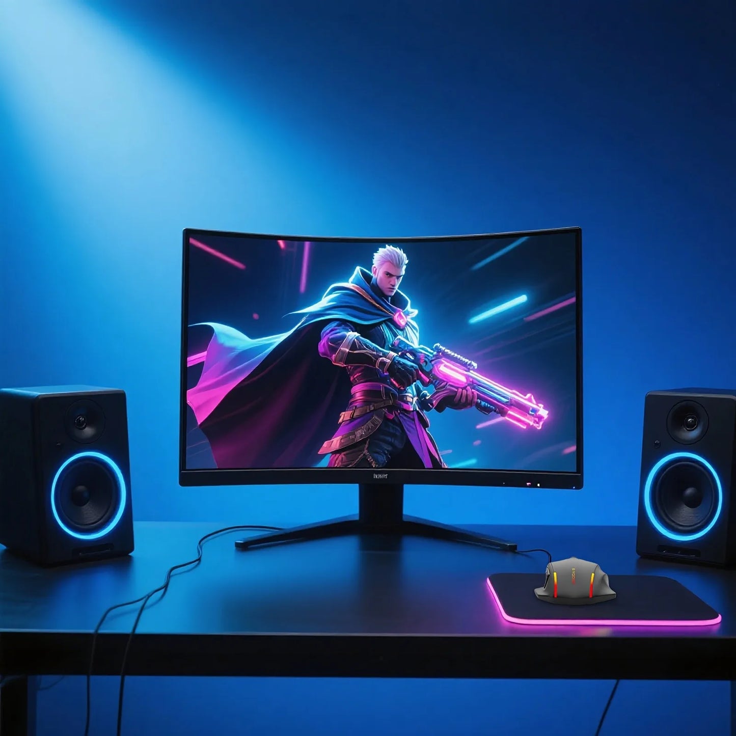 E-YOOSO X-41PRO langallinen suuri pelihiiri, RGB-taustavalaistus, 11 ohjelmoitavaa sivupainiketta, tuki tietokoneille, PC:lle, kannettaville ja Macille