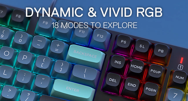 Redragon K582 SE Wired RGB 104 Keys Mechanical ,Dynamic 16.8M RGB Backlit Gaming Keyboard,Red Switches