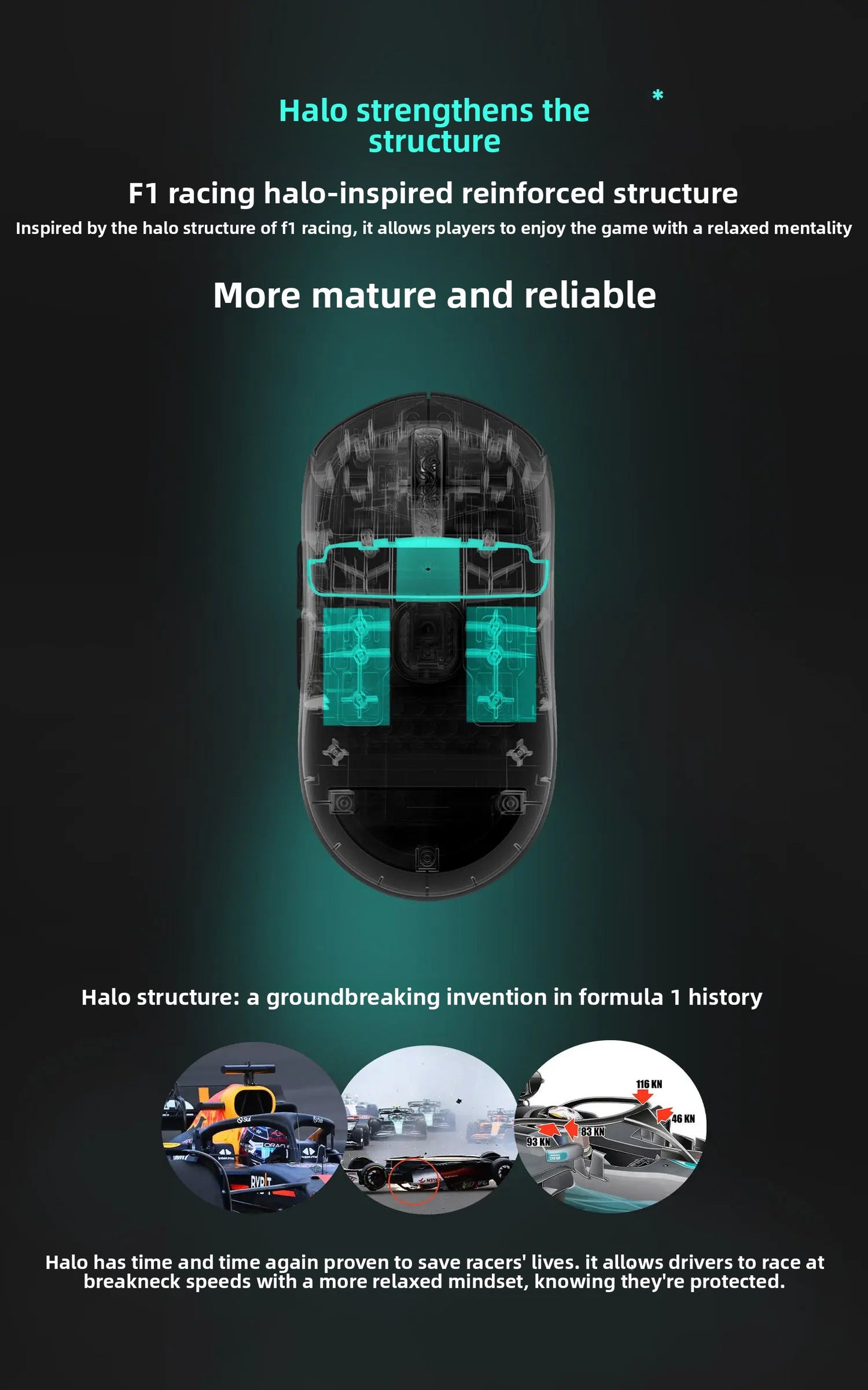 Incott G23 V2 Wireless Gaming Mouse PAW3395, 47g Lightweight Gaming Mouse, 3-Mode Bluetooth & 2.4GHz, 8000Hz Polling Rate, Ultra-Low Latency Esports Mouse