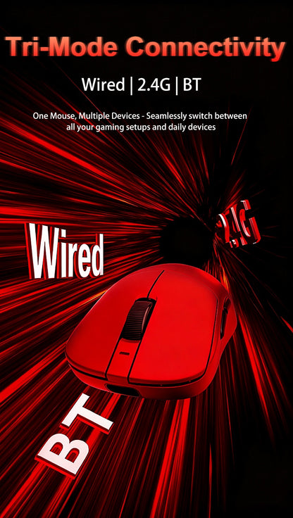 AULA V9 Ultra Wireless Gaming Mouse PAW3950, 8K Polling Rate, Tri-Mode Lightweight Ergonomic Gaming Mouse for PC & Esports