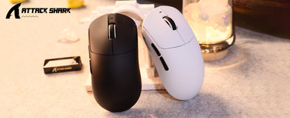 ATTACK SHARK X8 Ultra 8KHz Wireless Gaming Mouse, 55g Superlight Gaming Mouse, PAW3950MAX Sensor, 42,000 DPI, Tri-Mode Bluetooth & USB Gaming Mouse