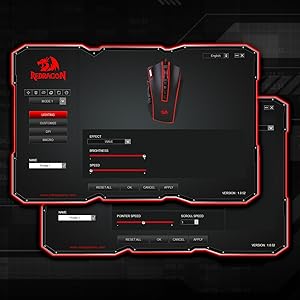 Herná myš Redragon M990 MMO, 32000 DPI, vysoko presná káblová RGB myš pre hráčov s 23 programovateľnými tlačidlami, 16 bočnými makro klávesmi
