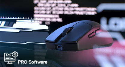Mouse da gaming wireless Redragon M916, ultraleggero 49G, 8K DPI, 2.4G, con struttura ergonomica a presa naturale