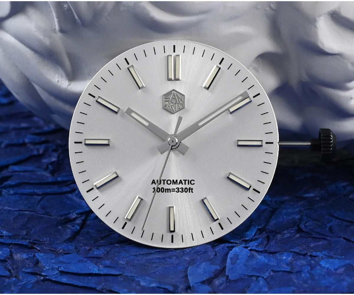San Martin Classic Men Watch 40mm Miyota 9015 Luxury Dress Automatic Mechanical Wristwatch Quick Release Bracelet SN0023 Reloj