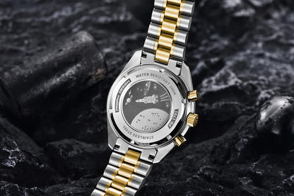 PAGANI DESIGN 2026 New V6 Moon Men's Watch Luxury Quartz Speed Sports Chronograph Watch For Men Watch AR Sapphire Glass Local Shipping