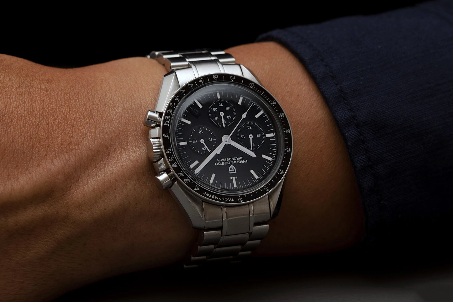 PAGANI DESIGN AK Project Mars Men's Watches Top Luxury Quartz Watch For Men AR Sapphire Speed Sport Chronograph Automatic Date