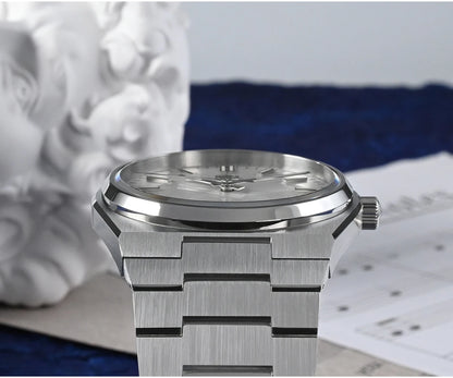 San Martin Classic Men Watch 40mm Miyota 9015 Luxury Dress Automatic Mechanical Wristwatch Quick Release Bracelet SN0023 Reloj