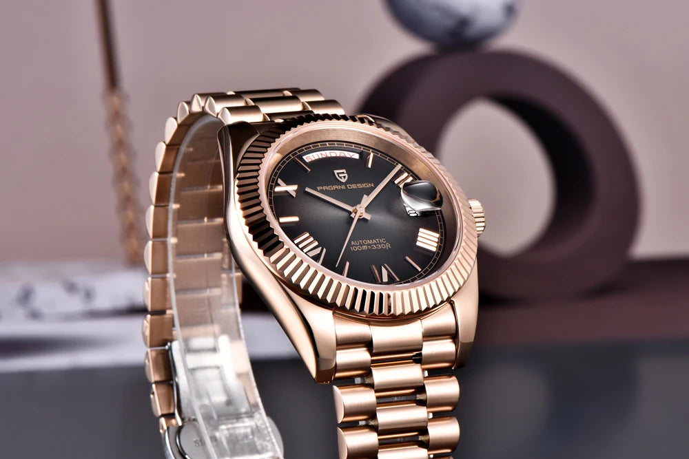 2026 New PAGANI DESIGN add40 Men's Watch NH36 Mechanical wristwatch Luxury Automatic Watch For Men AR Sapphire water lock