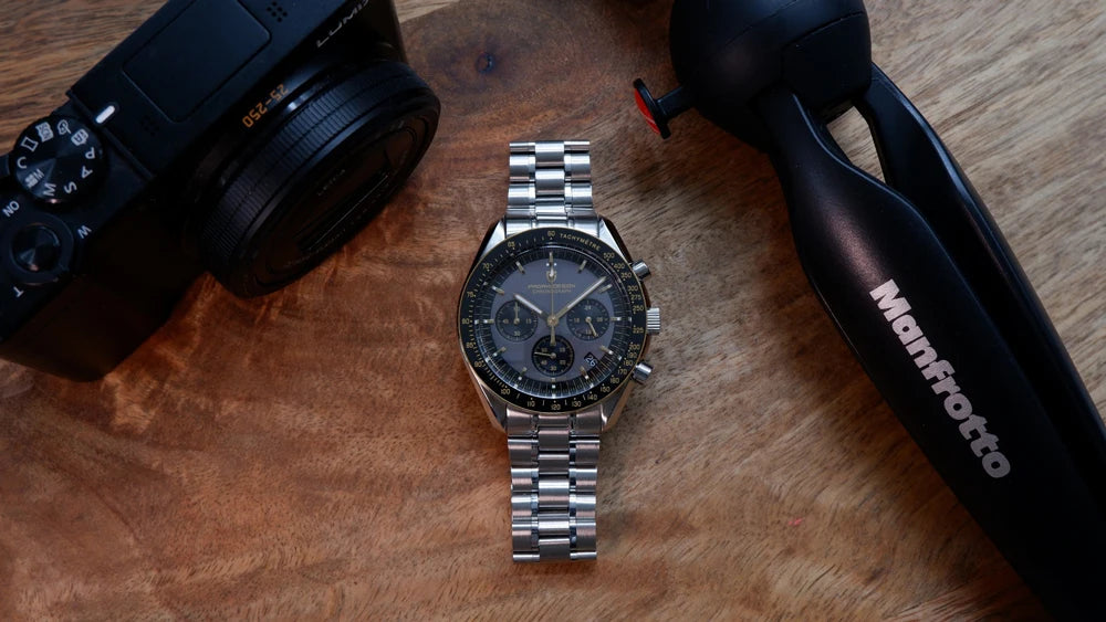 PAGANI DESIGN 2026 New V6 Moon Men's Watch Luxury Quartz Speed Sports Chronograph Watch For Men Watch AR Sapphire Glass Local Shipping