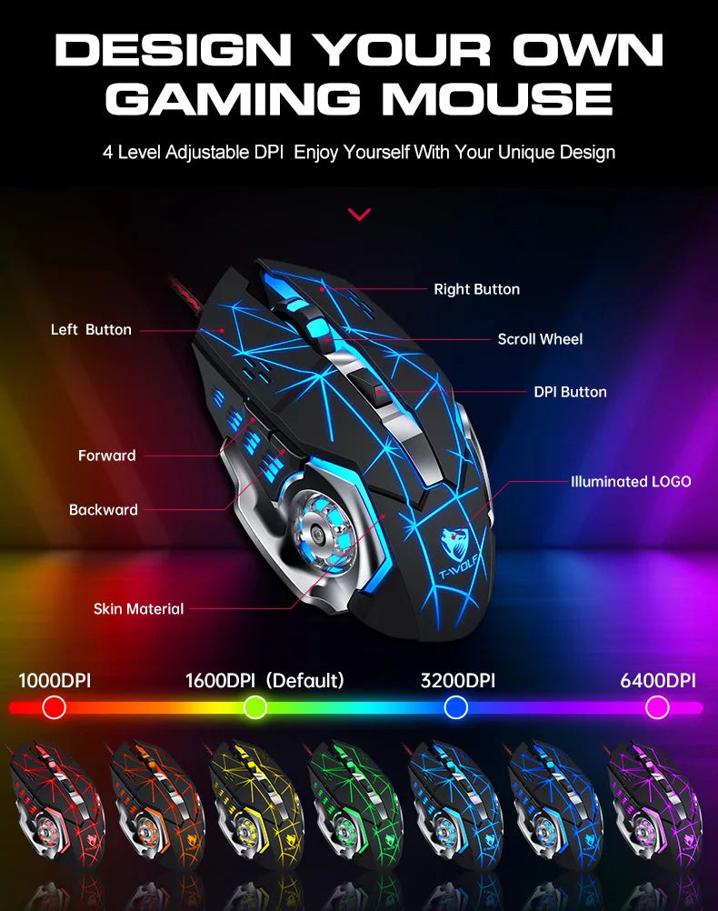 Kit Mobilador Gamer Gaming-Kit Tastatur Maus Mobile-Games-Konverter 3-in-1-Combo Einhand-Tastatur für PUBG Mobile Games TF900