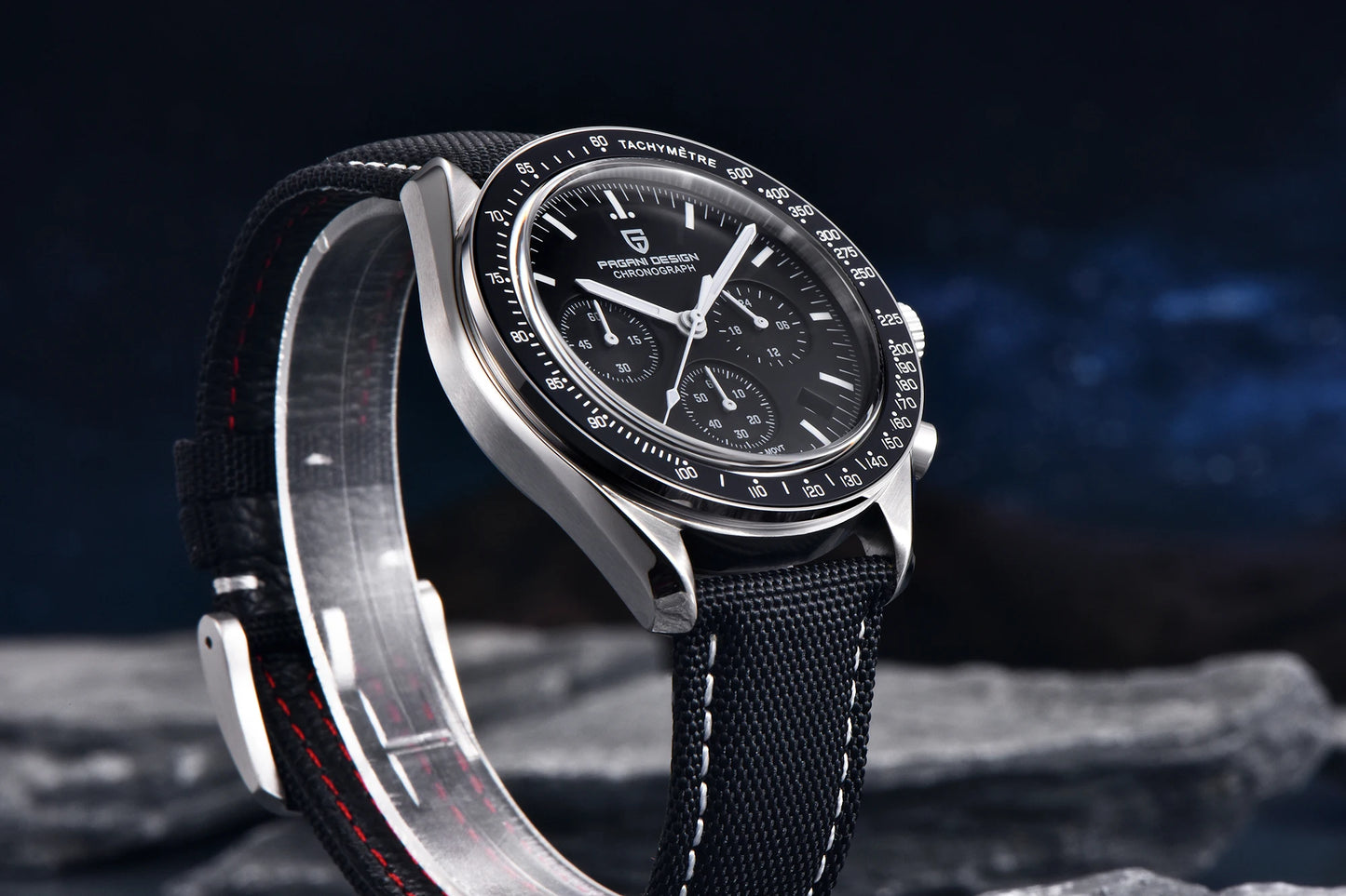 PAGANI DESIGN AK Project Mars Men's Watches Top Luxury Quartz Watch For Men AR Sapphire Speed Sport Chronograph Automatic Date