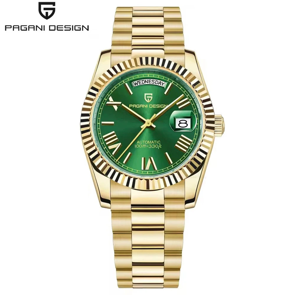 2026 New PAGANI DESIGN add40 Men's Watch NH36 Mechanical wristwatch Luxury Automatic Watch For Men AR Sapphire water lock