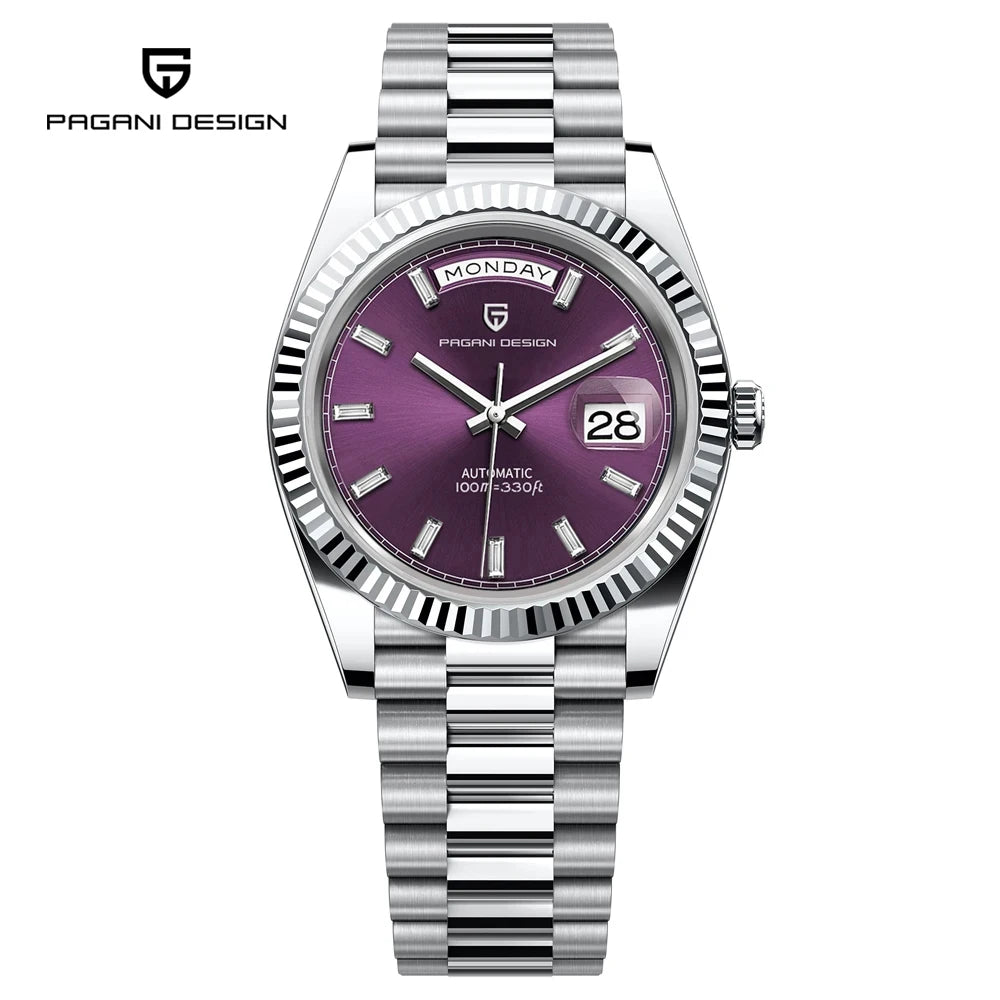 2026 New PAGANI DESIGN add40 Men's Watch NH36 Mechanical wristwatch Luxury Automatic Watch For Men AR Sapphire water lock