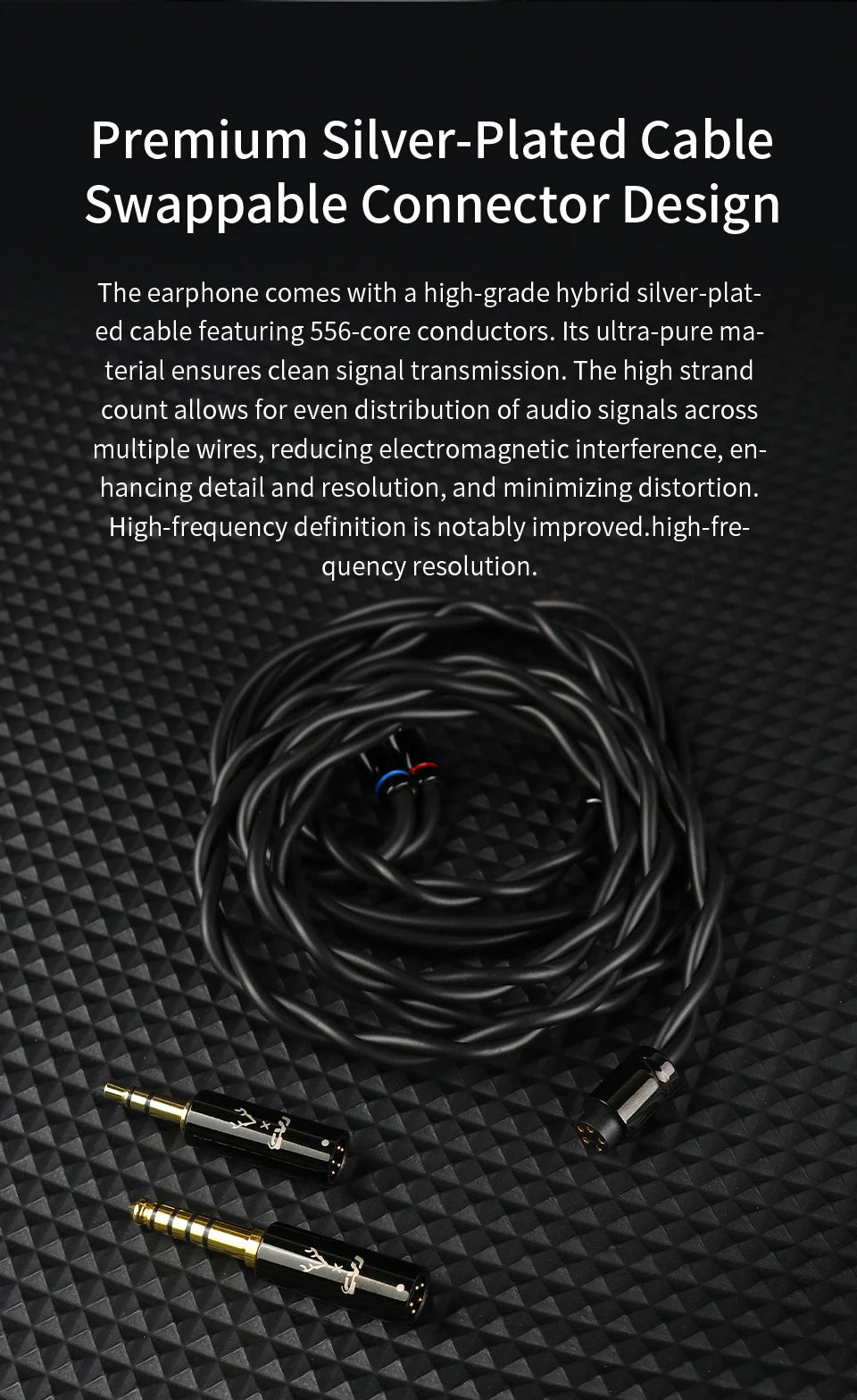 CVJ X R2E3 Medusa Dynamic Driver In-Ear Earphones, HiFi Wired Earphones with Dual Layer Acoustic Design, Venting System, Audiophile Sound Performance