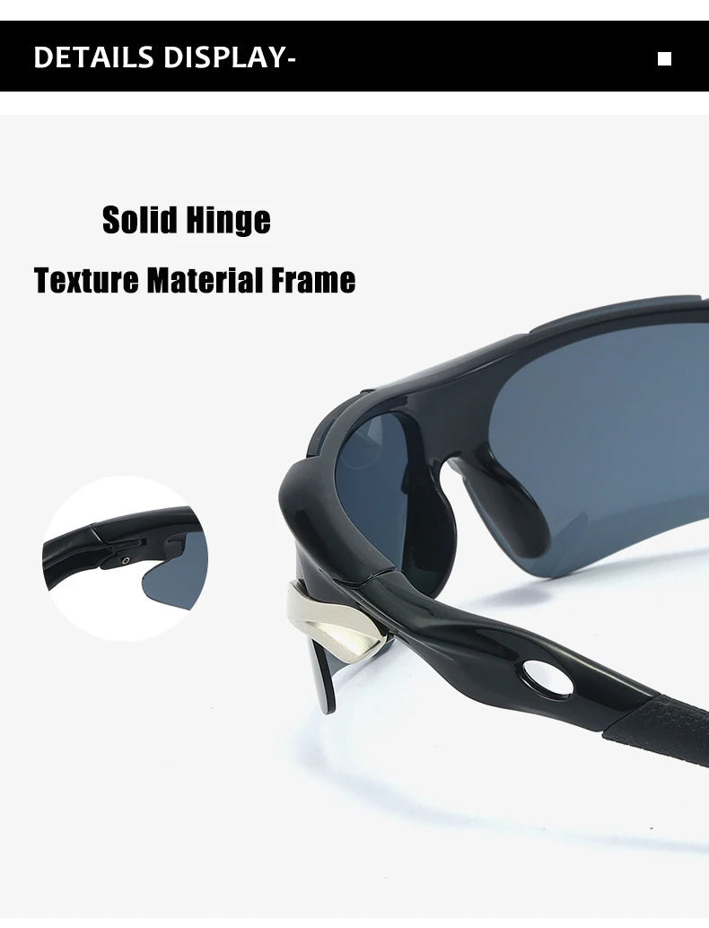 Sports Men Sunglasses Road Cycling Glasses Mountain Riding Protection Goggles Eyewear Mtb Bike Fishing Camping Outdoor Glasses