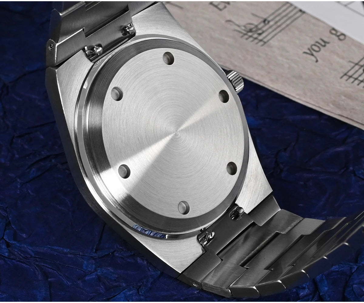 San Martin Classic Men Watch 40mm Miyota 9015 Luxury Dress Automatic Mechanical Wristwatch Quick Release Bracelet SN0023 Reloj