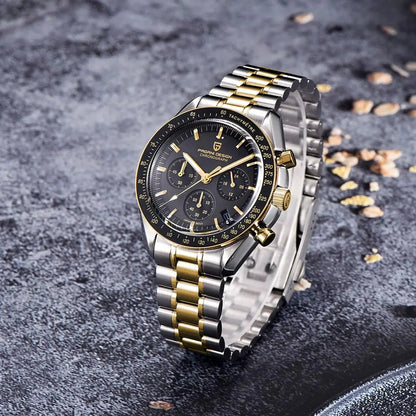 PAGANI DESIGN 2026 New V6 Moon Men's Watch Luxury Quartz Speed Sports Chronograph Watch For Men Watch AR Sapphire Glass Local Shipping